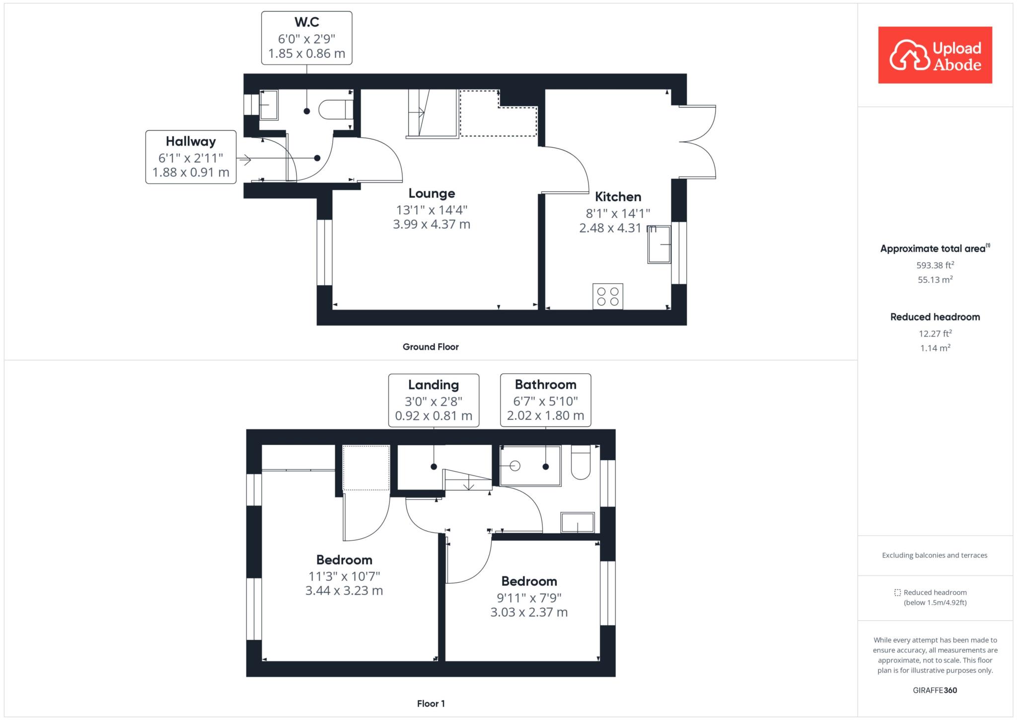 Floorplan for Connell Grove, Wishaw