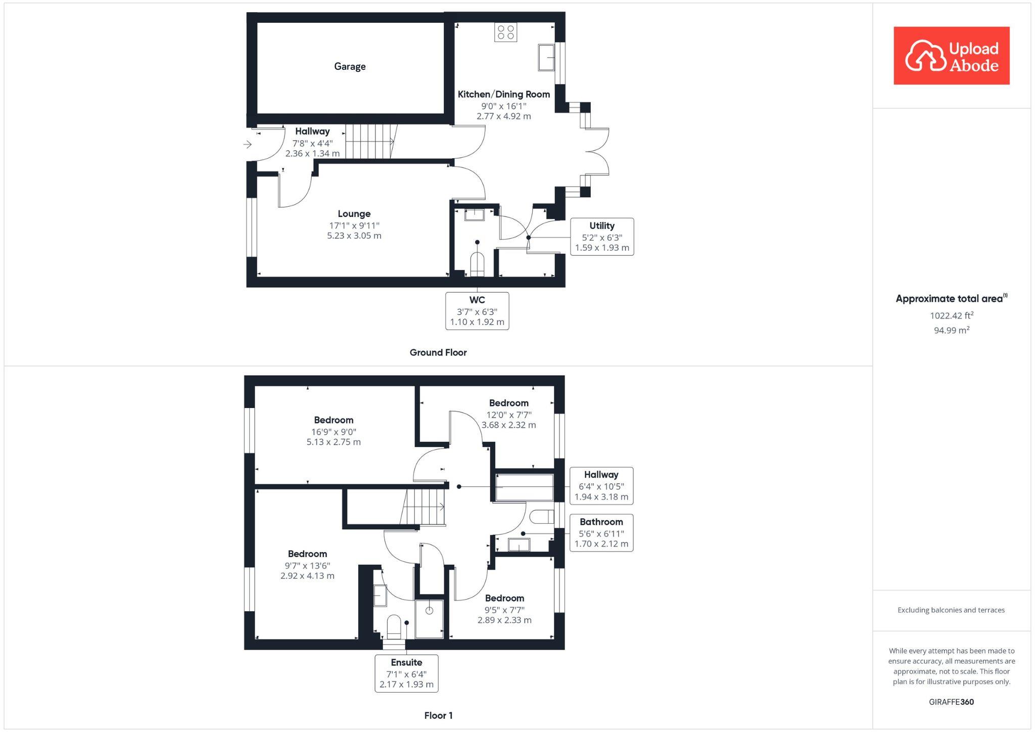 Floorplan for Skylark Wynd, Motherwell