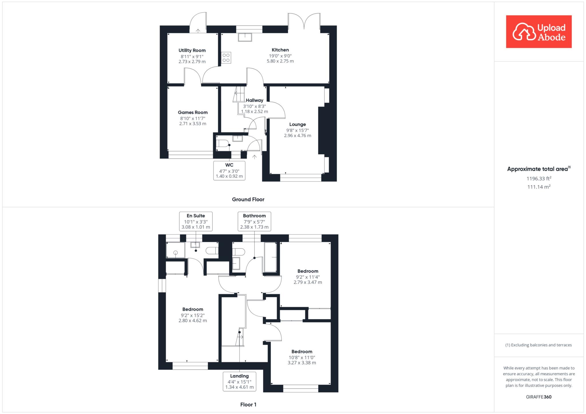Floorplan for Bell View, Newmains, Wishaw