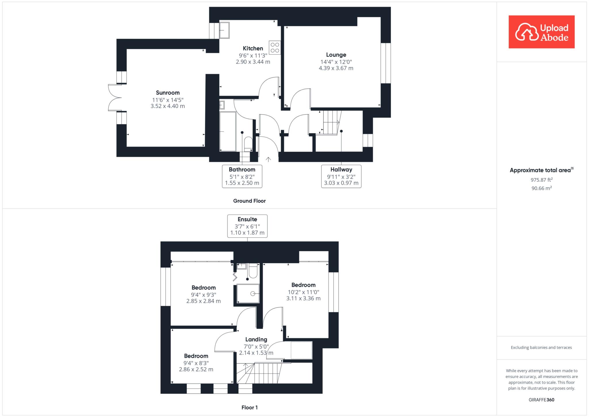 Floorplan for Woodburn Avenue, Cairnhill, Airdrie