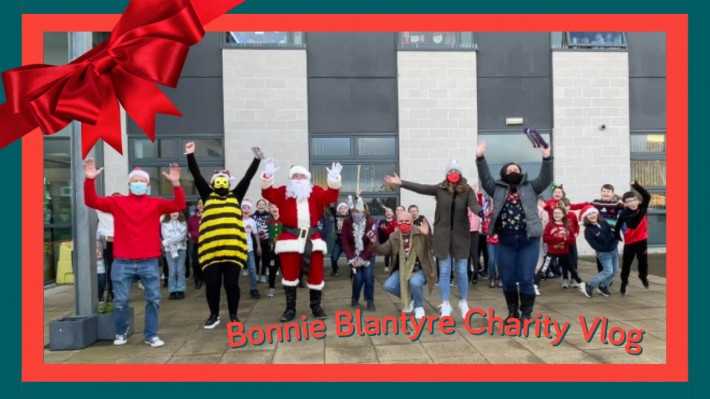 VLOG | Bonnie Blantyre Charity Run With Paul, Charlene and Santa!
